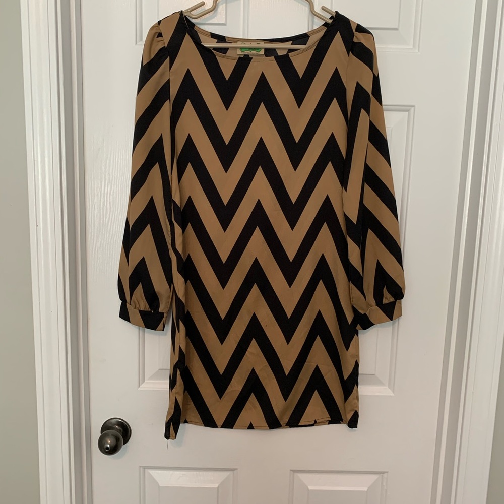 Chevron Dress sz Sm